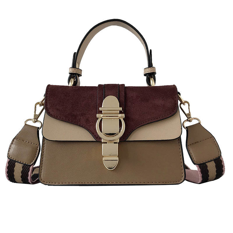 Contrast Colorblock Handbag