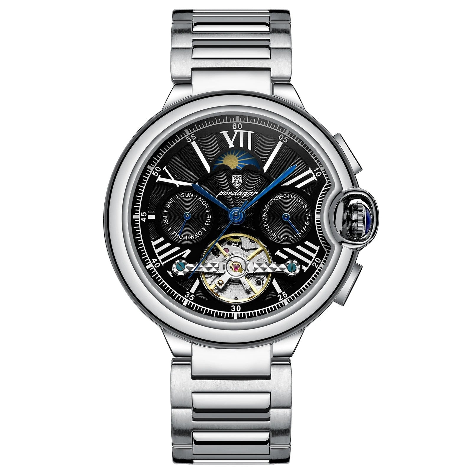 Titan Edge Men’s Mechanical Multifunction Watch