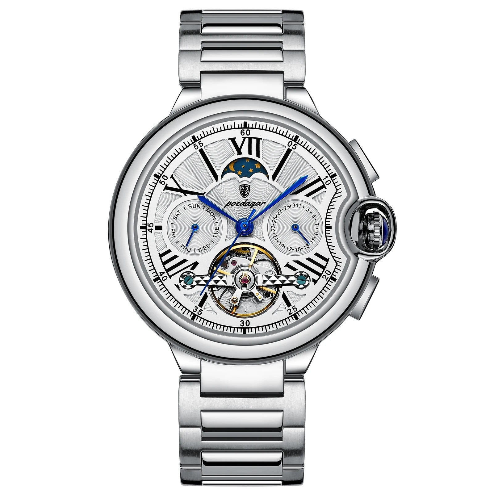 Titan Edge Men’s Mechanical Multifunction Watch