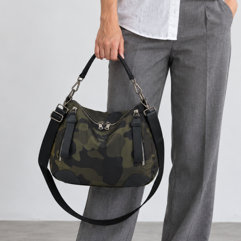 Arden Camo Utility Shoulder Bag