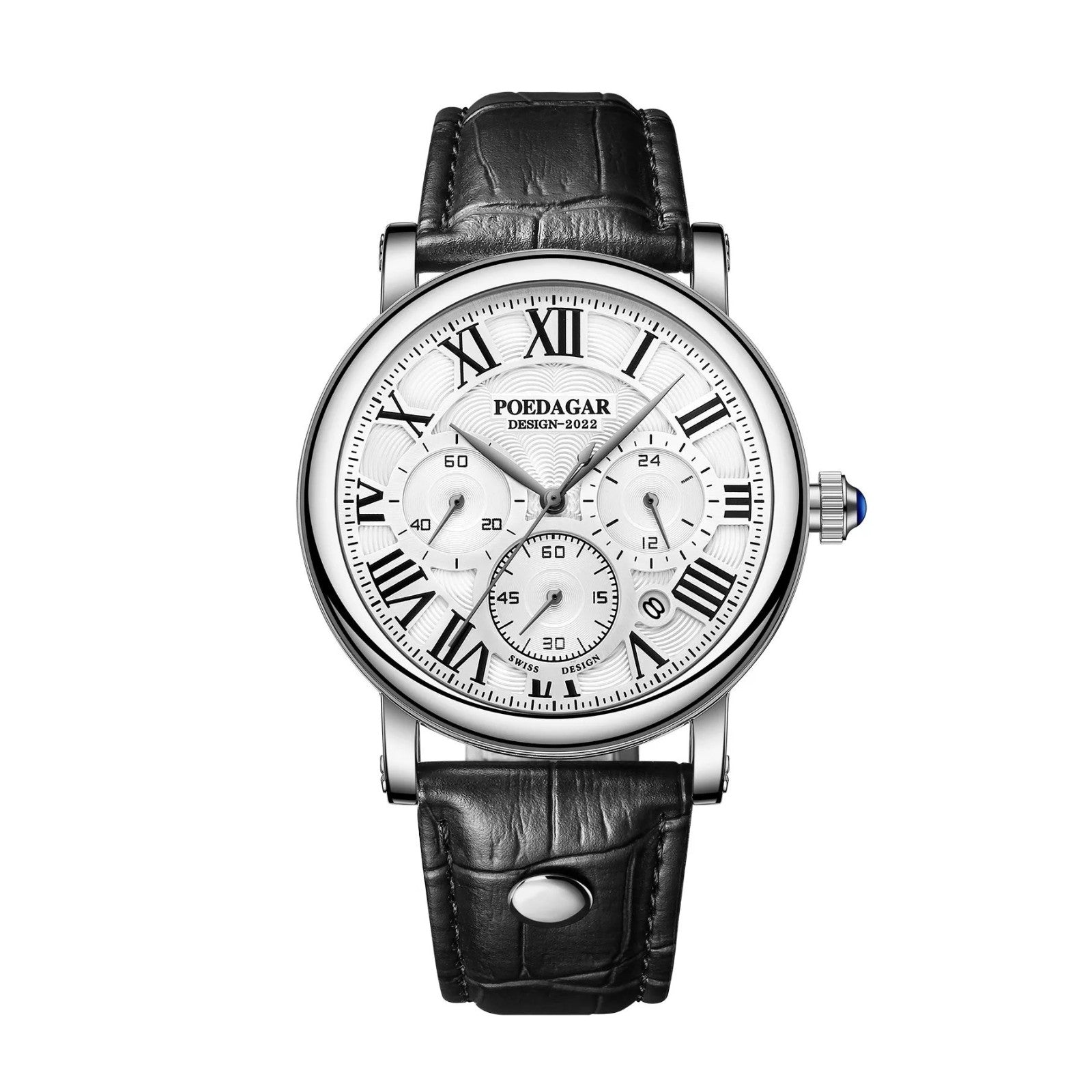 Ultra Thin Leather Strap Quartz Watch