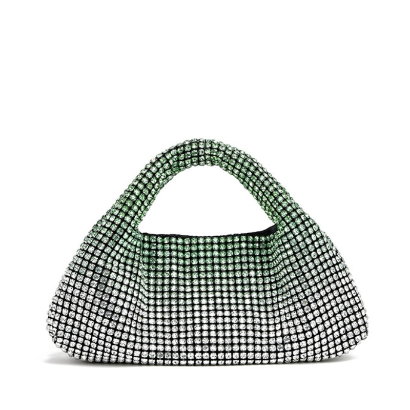 Shimmering Rhinestone Top Handle Handbag