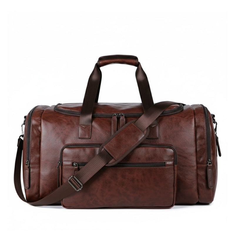 Premium Leather Finish Professional Duffle Bag