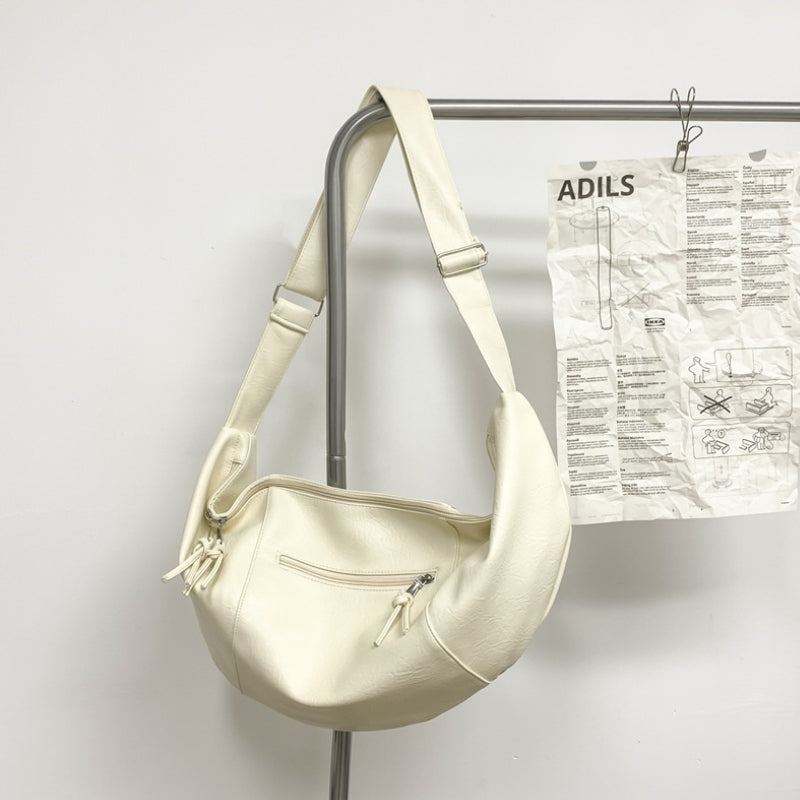 Premium Finish Leather Look Shoulder Bag