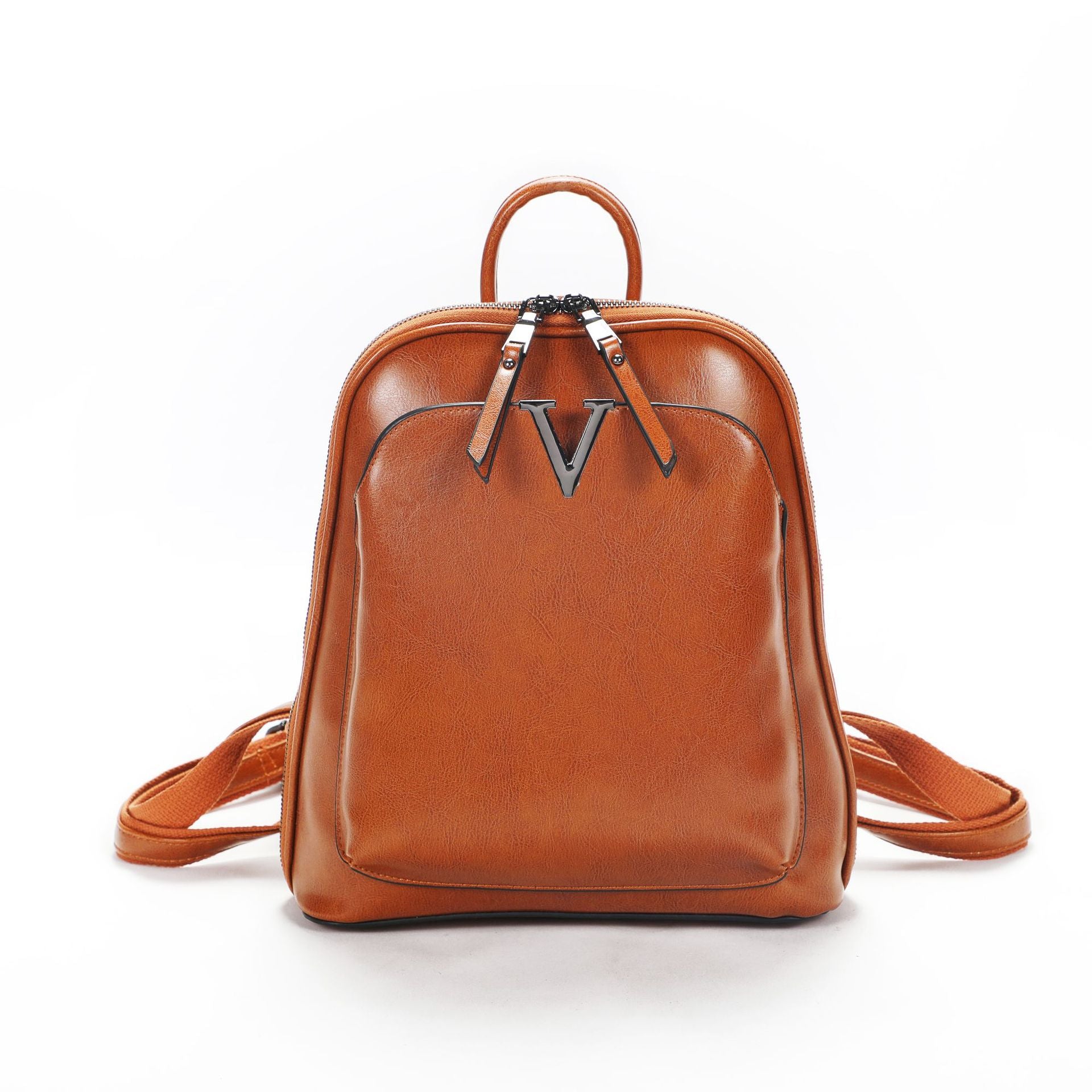 Leather Chic Multifunctional Backpack