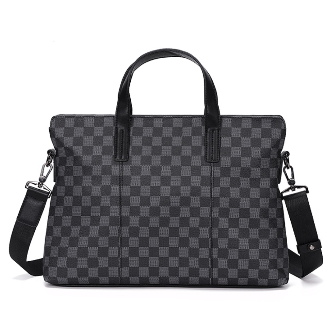 Bold Plaid Laptop Bag