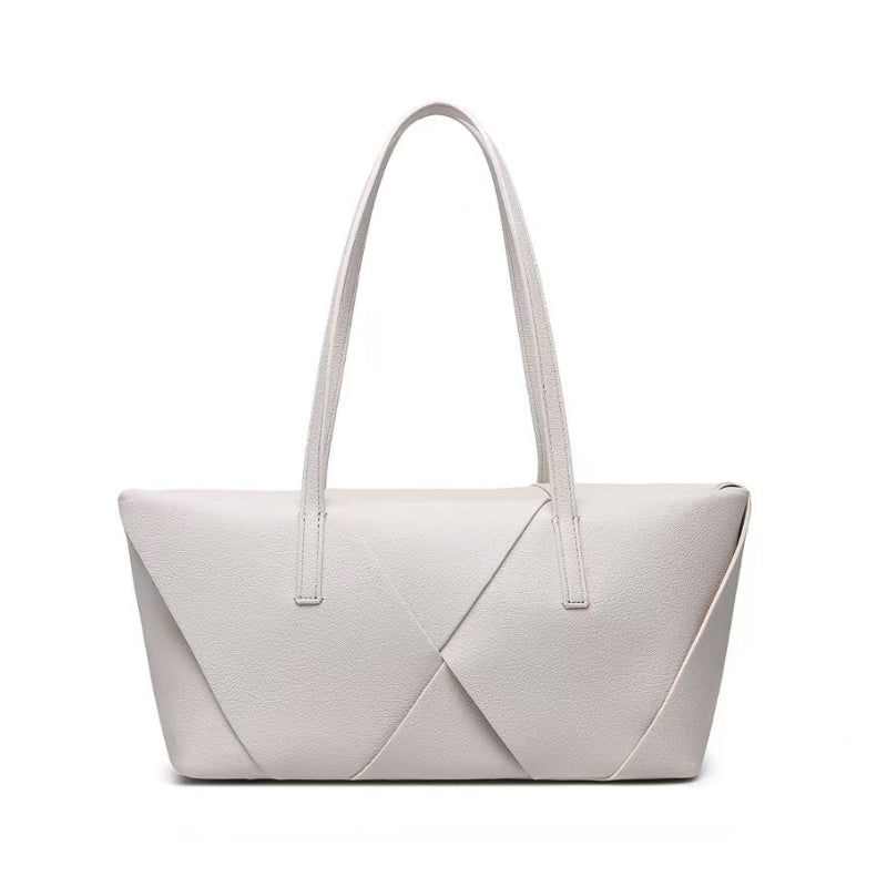 Women's Artistic X-Pattern Textured Shoulder Bag