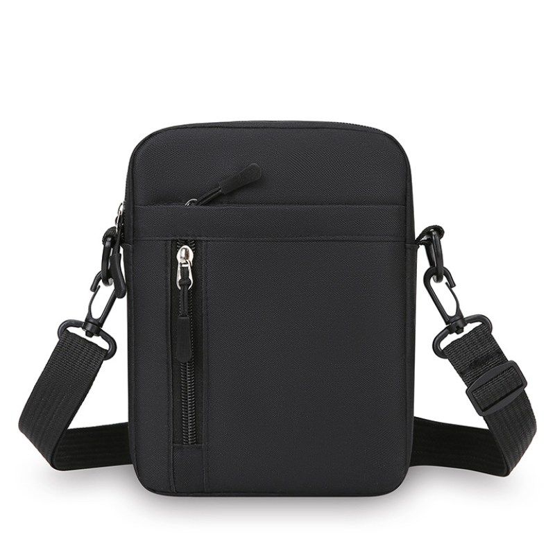 Men's Slim Dual-Zip Everyday Crossbody Bag