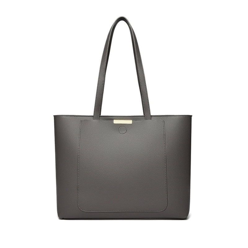 Women's Sleek Textured Top-Handle Shoulder Bag