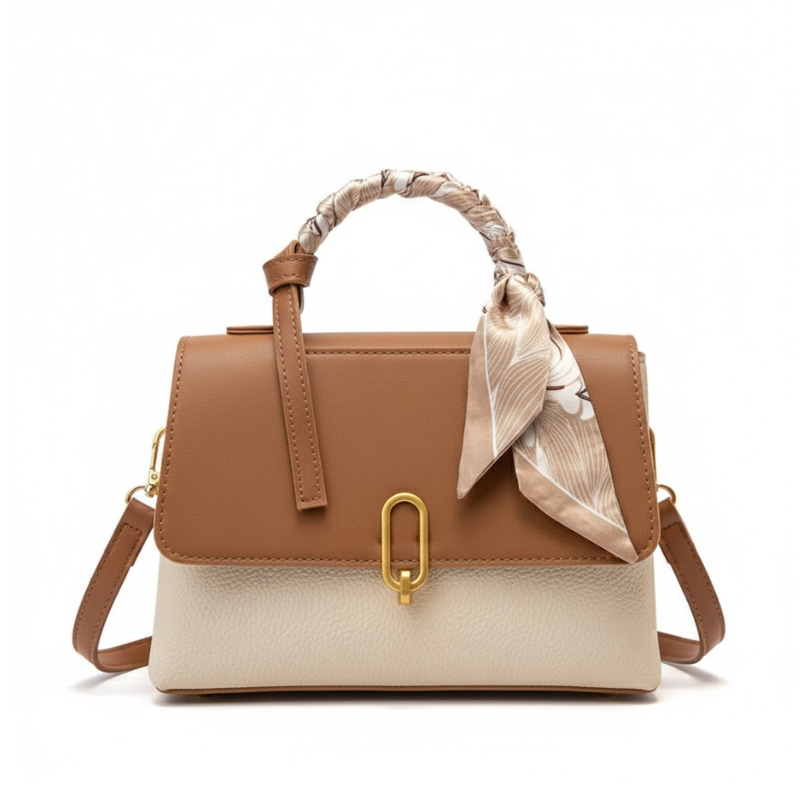 Elegant Structured Knotted Handbag