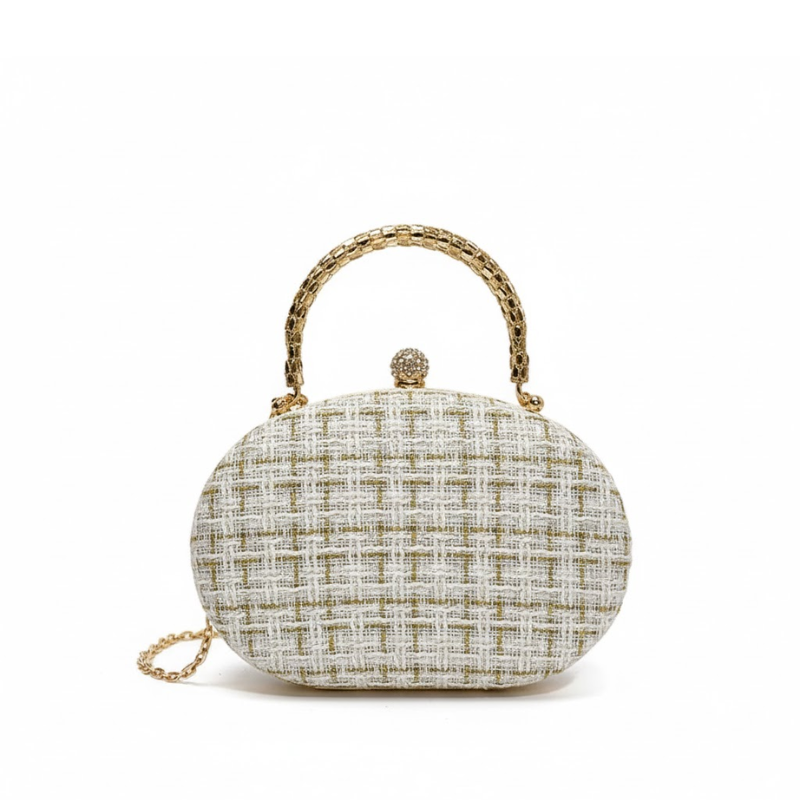 Imperial Tweed Clutch Bag