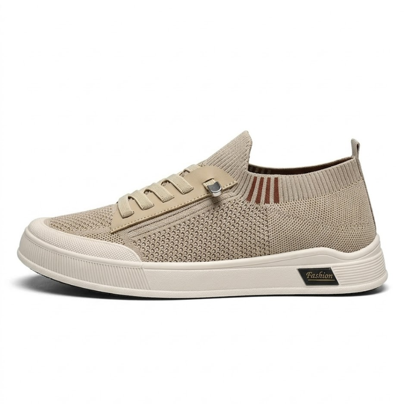 Men's Lightweight Elastic Knit Slip-On Sneakers