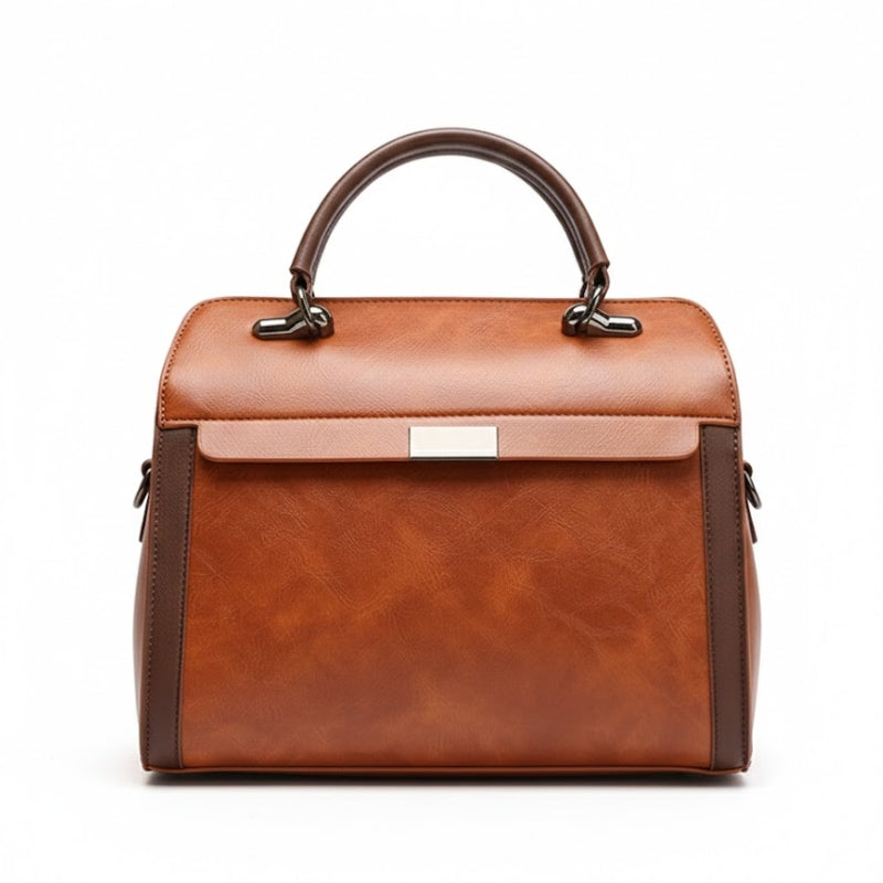 Women's Professional Structured Top Handle HandBag