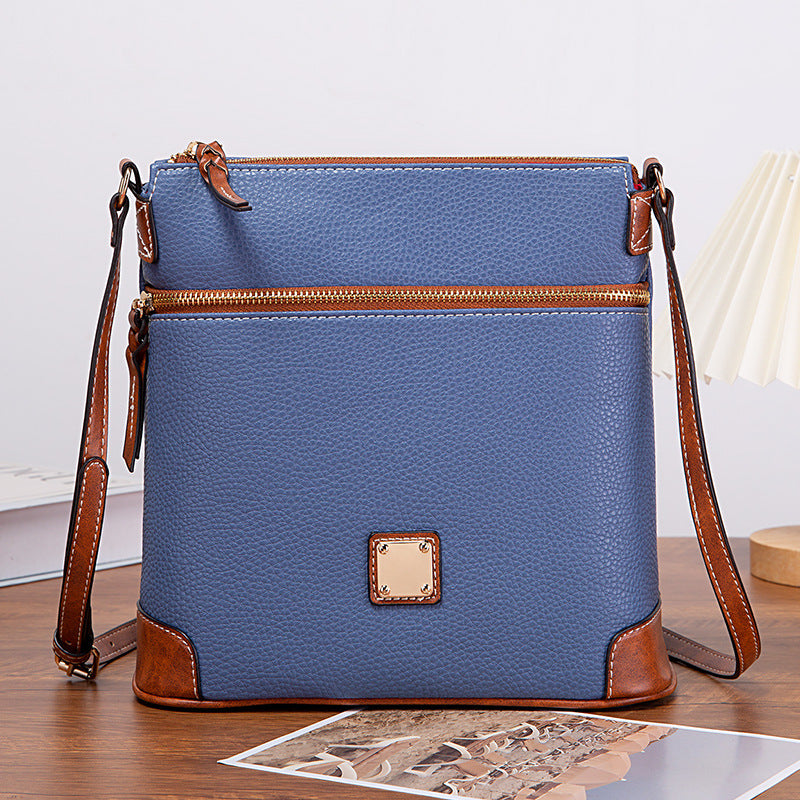 Retro Pebble Texture Women’s Crossbody Bag