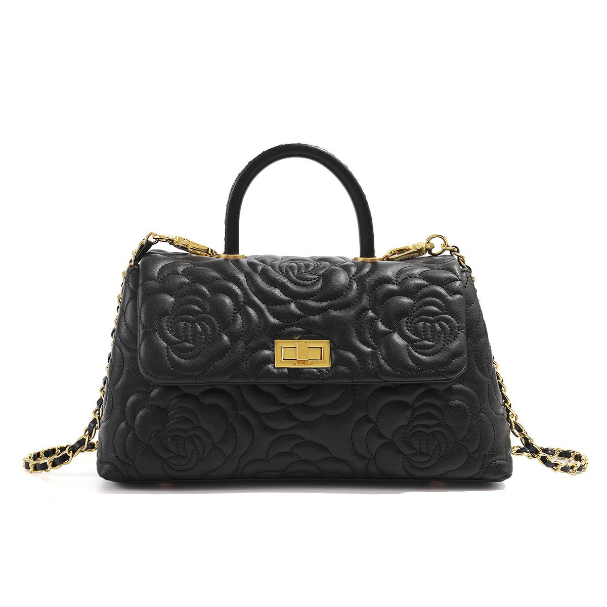 Camellia Elegance Classic Handbag