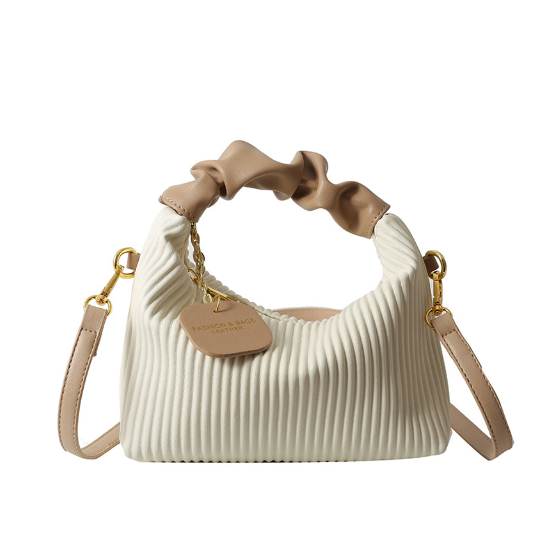 Retro Texture Pleated  Handbag