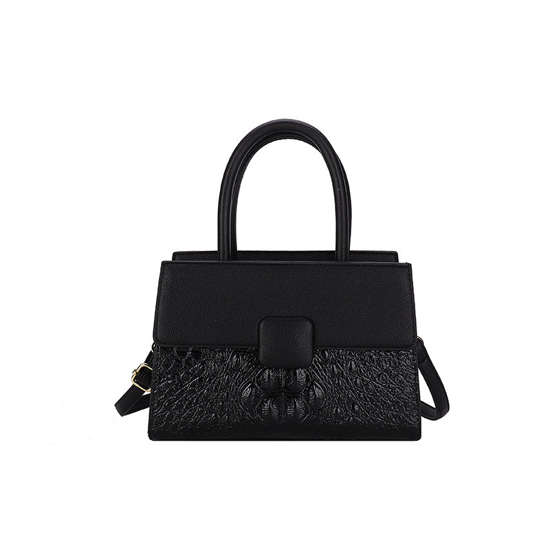 Croco Chic Splice Handbag