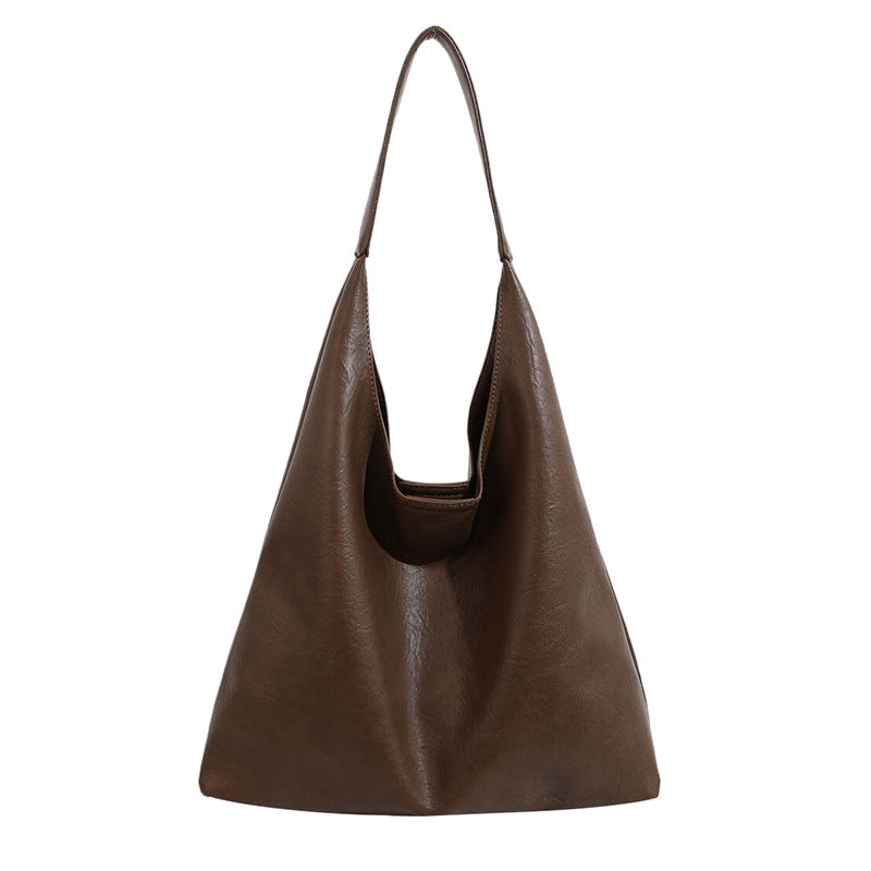 Retro  Spring Shoulder Bag with Mother-Child Design