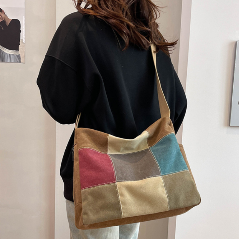 Boho Patchwork Shoulder Bag