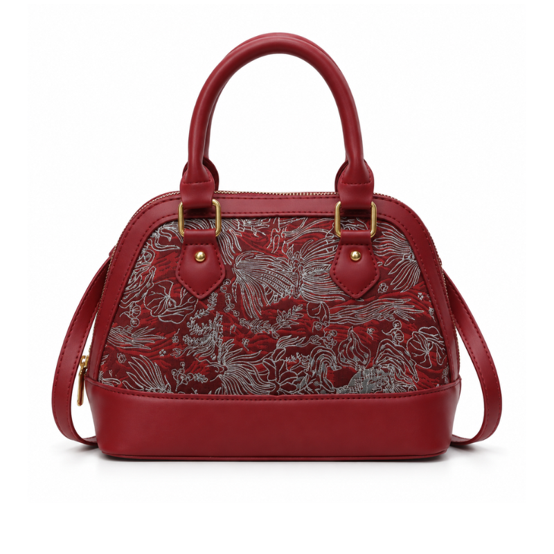 Embroidered Seashell Women’s Handbag