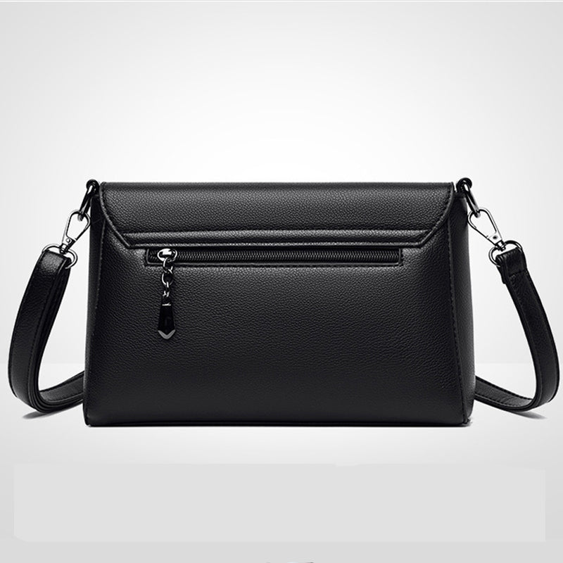 Retro Style PU Leather Crossbody Bag