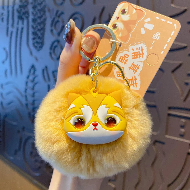 Fluffy Whisker Keychain