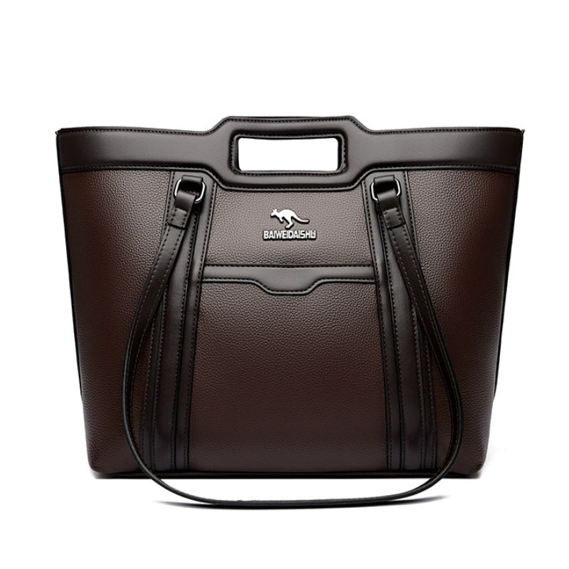 High End Kangaroo Leather Commuter Shoulder Bag