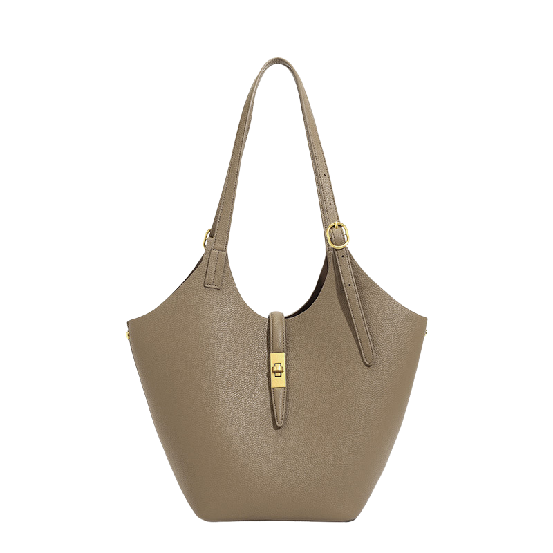 Elegant Grain Style Shoulder Bag
