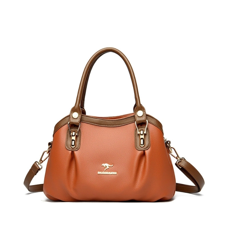 Refined Gloss Finish Everyday Handbag