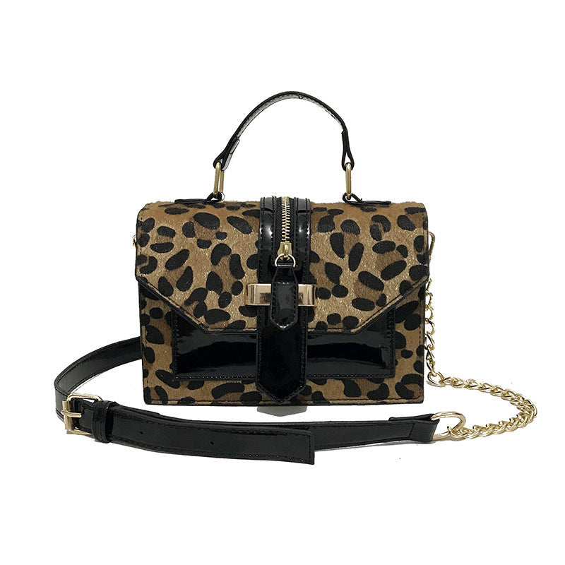 Leopard Print Small Flap Women Bags