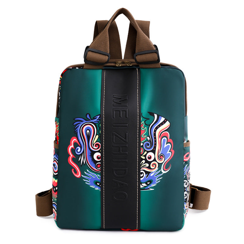 Trendy Printed Casual Backpack