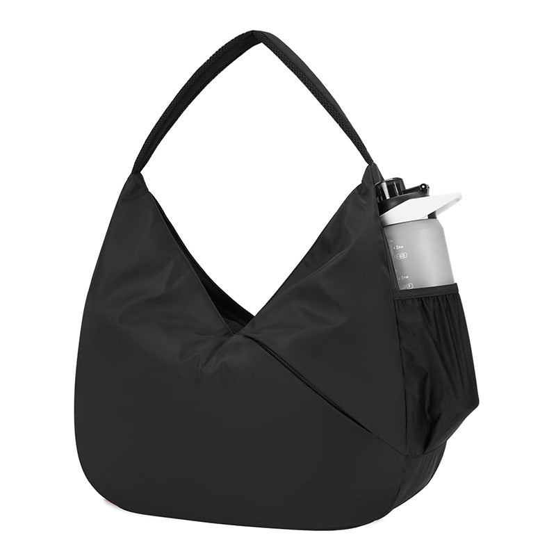 Women’s Gym Shoulder Bag With Yoga Mat Holder And Shoe Compartment