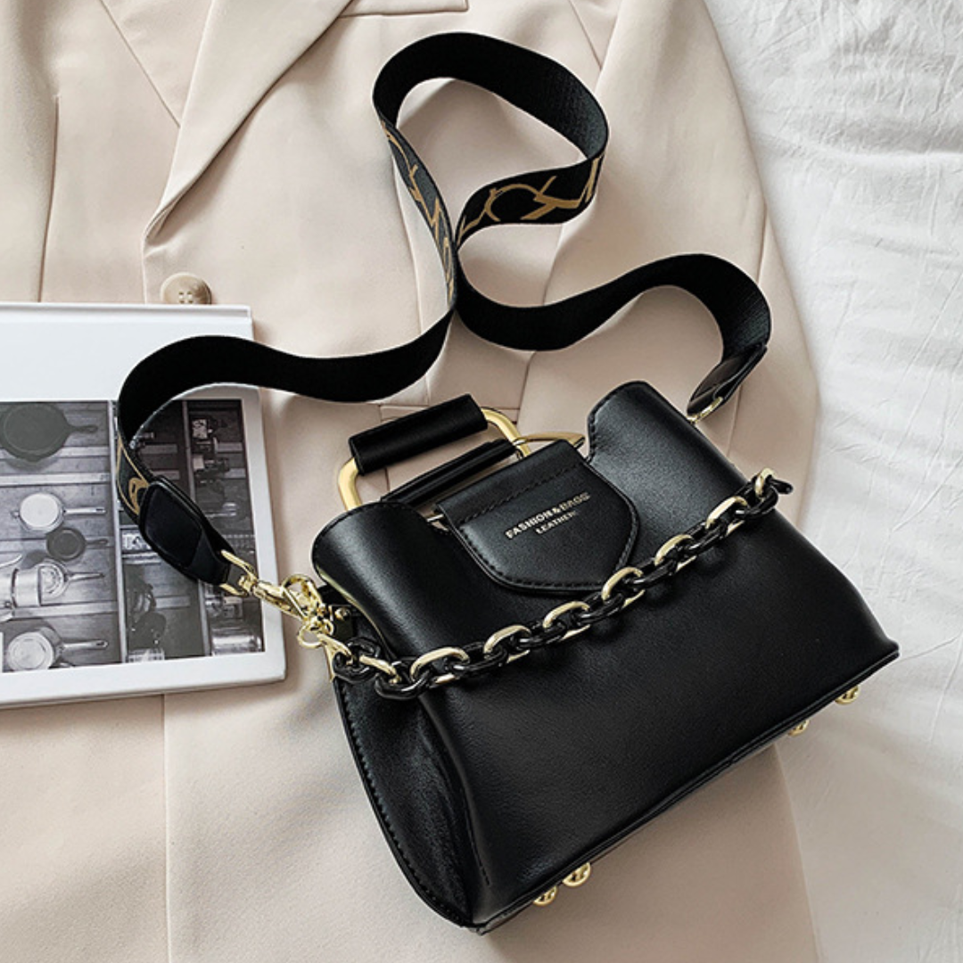 Chic Chain Commuter Crossbody Bag