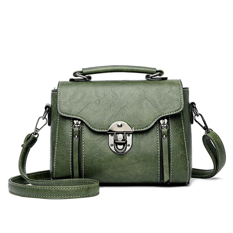 Classic Leather Crossbody Bag