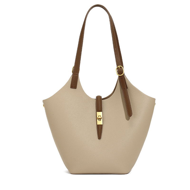 Elegant Grain Style Shoulder Bag
