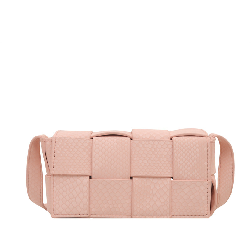 Chunky Weave Flap Shoulder Bag