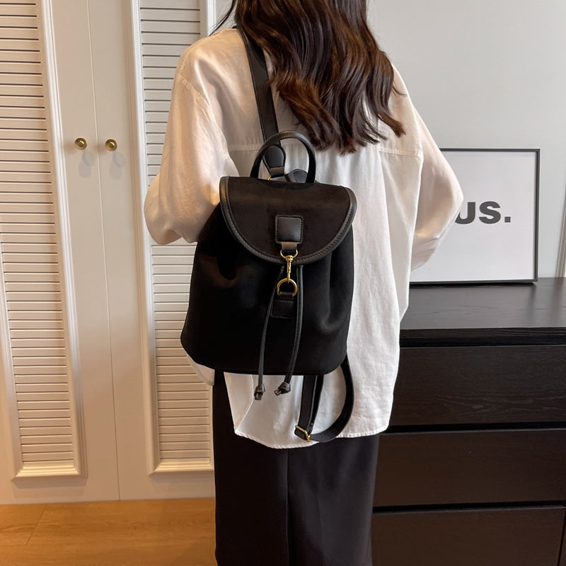 Flair Flap Drawstring Backpack