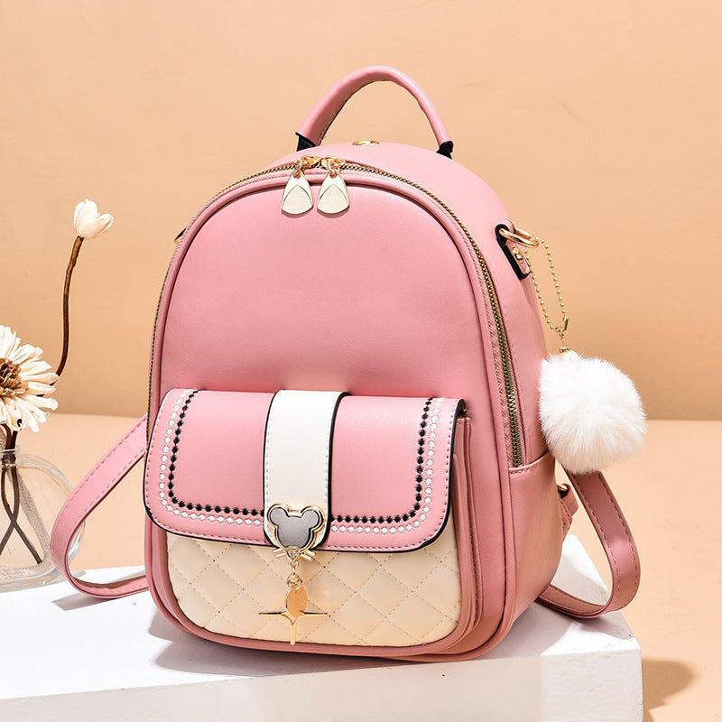 Trendy Soft Leather Backpack