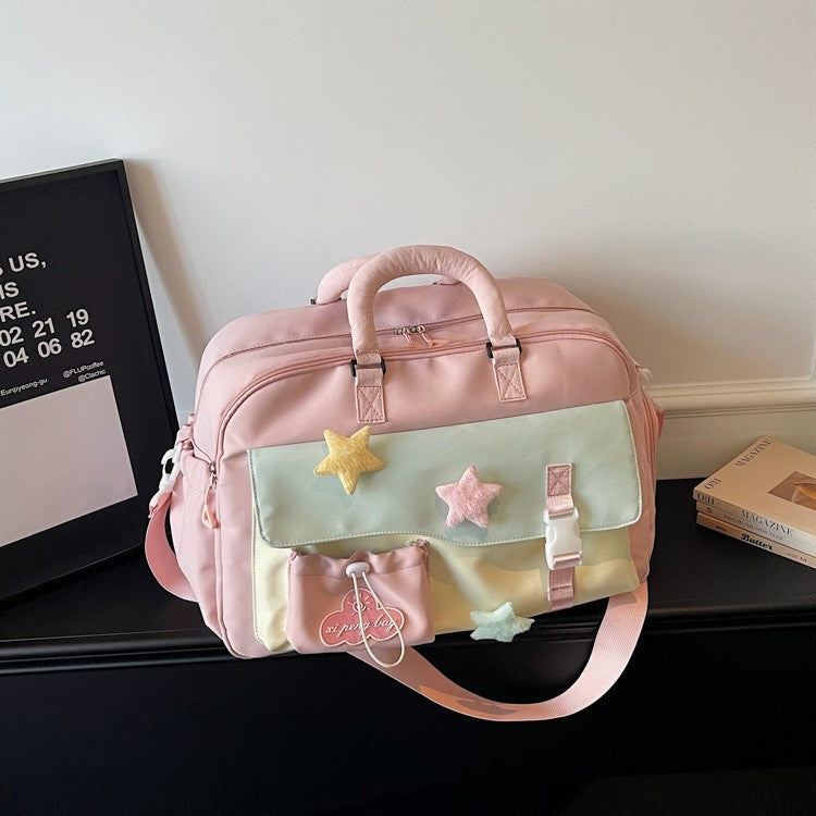 Contrast Carry Women’s Travel Shoulder Bag