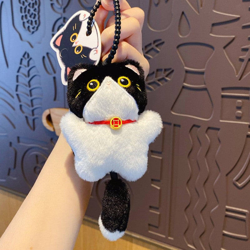 Fluffy Energy Cat Plush Bag Charm