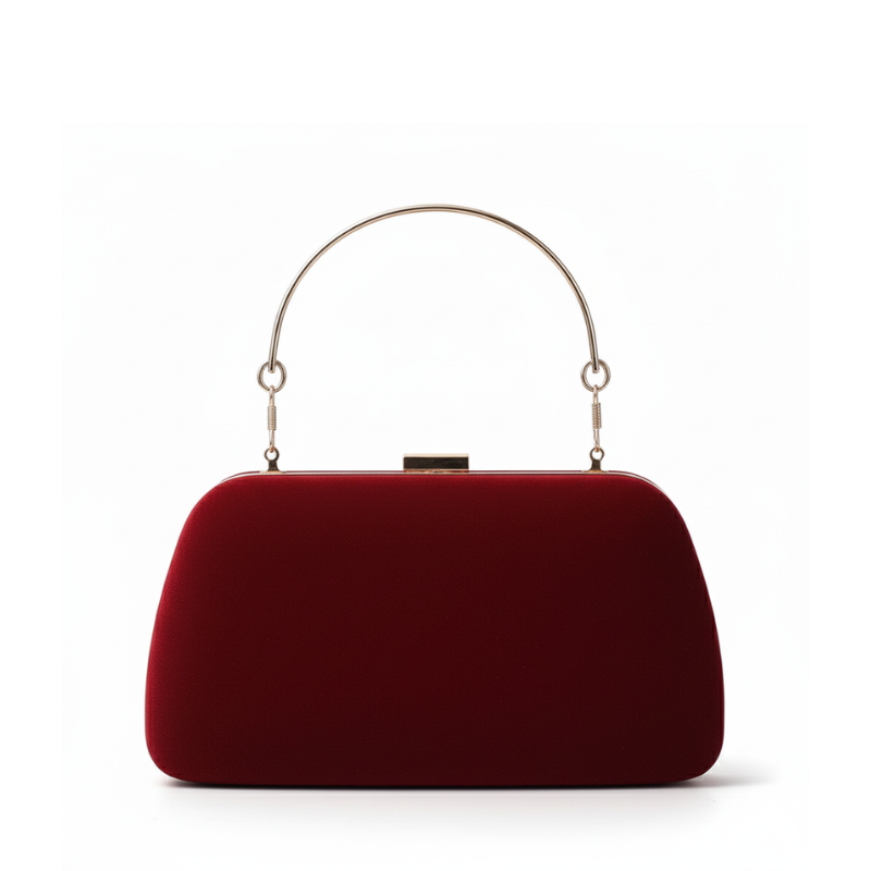 Velvet Leaf Charm Clutch