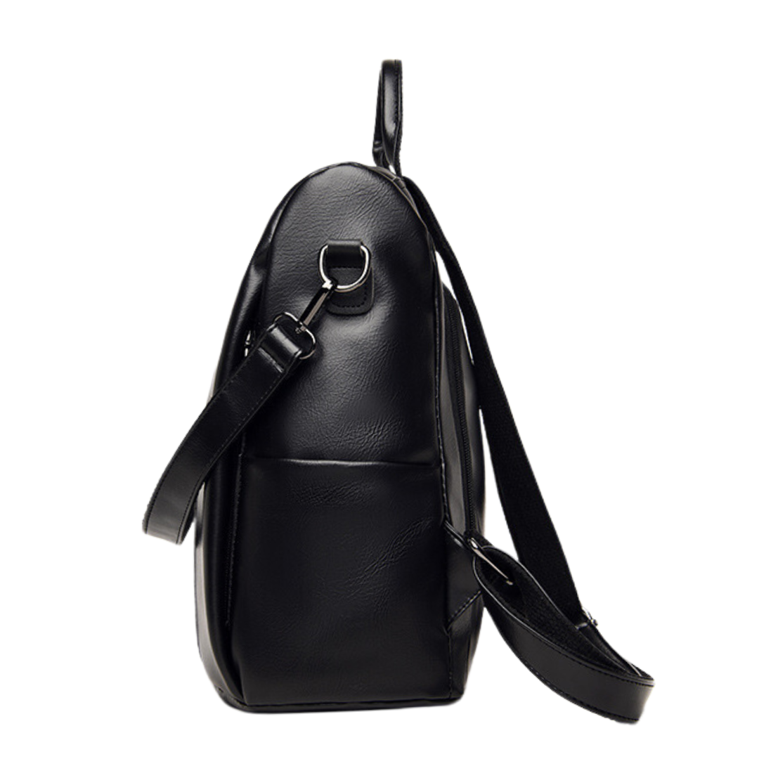 Modern Classic PU Leather Backpack