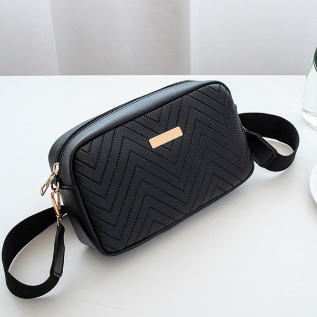 Chevron Style Crossbody Bag