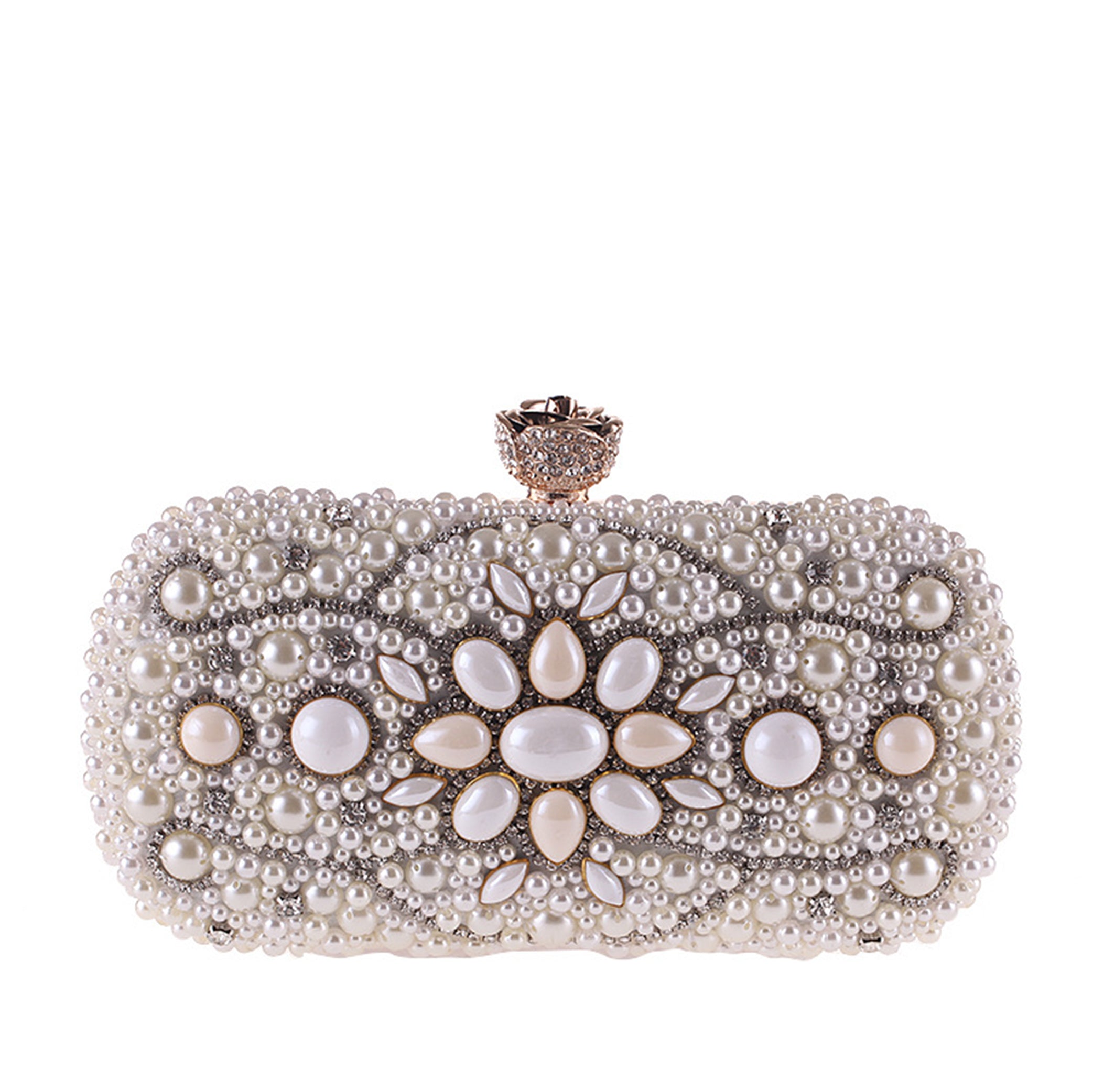 White Pearls Radiant Clutch