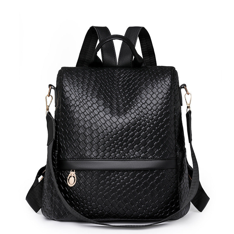 Classic Woven Textured Backpack