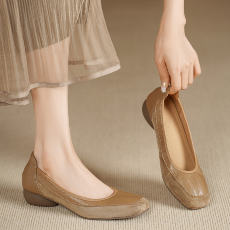 Elara Suede Comfort Pumps