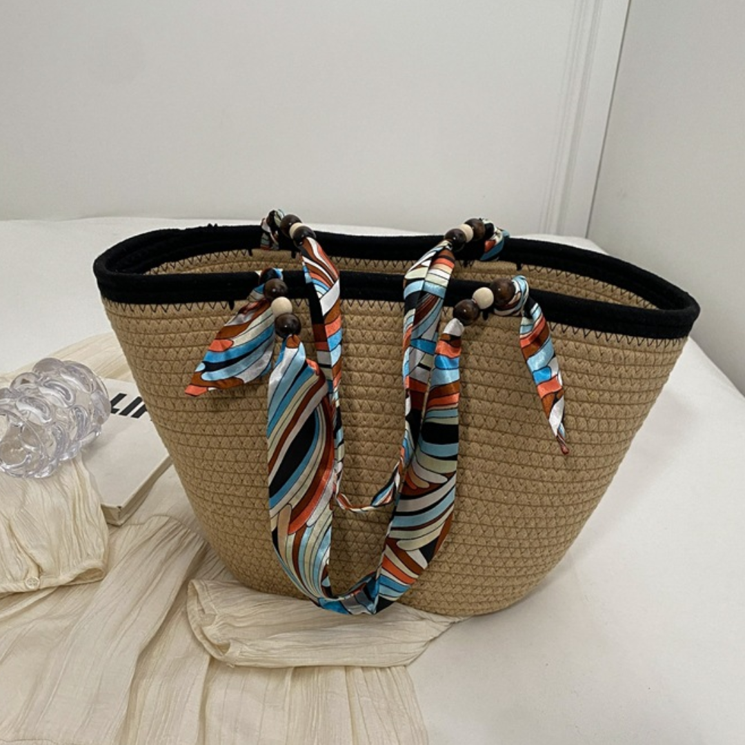 Chic Woven Bucket Bag