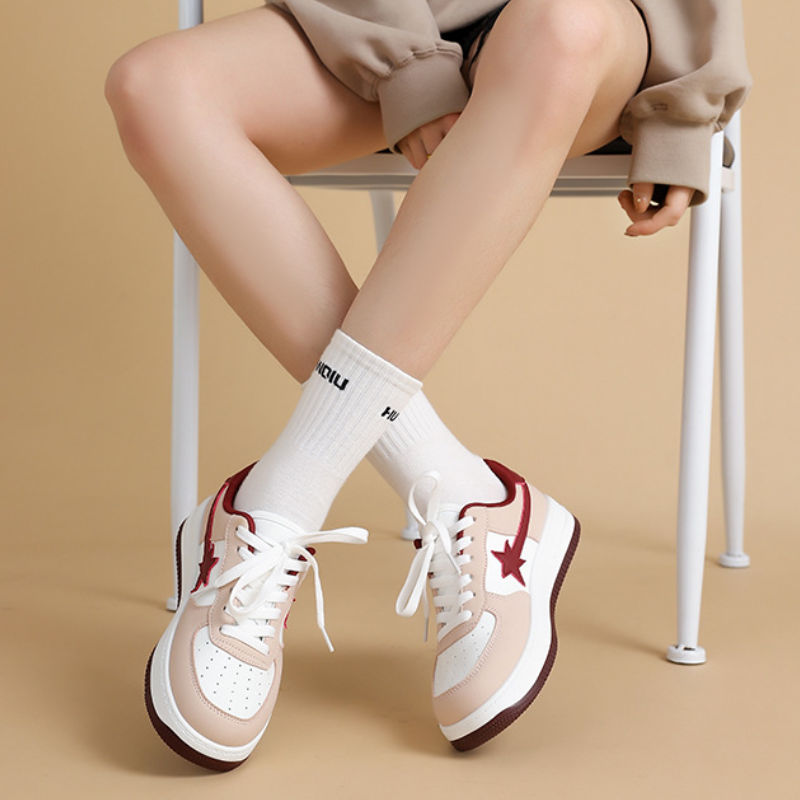 Women’s Star Fashion White Sneakers