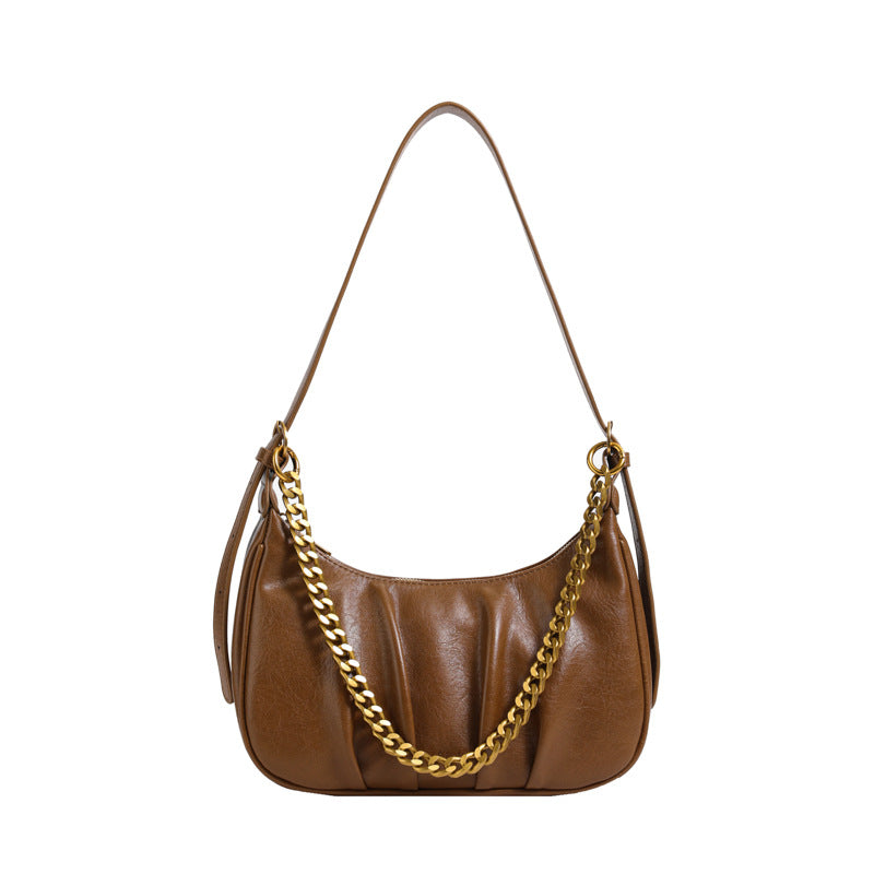 Luxe Ligne Design Texture Shoulder Bag