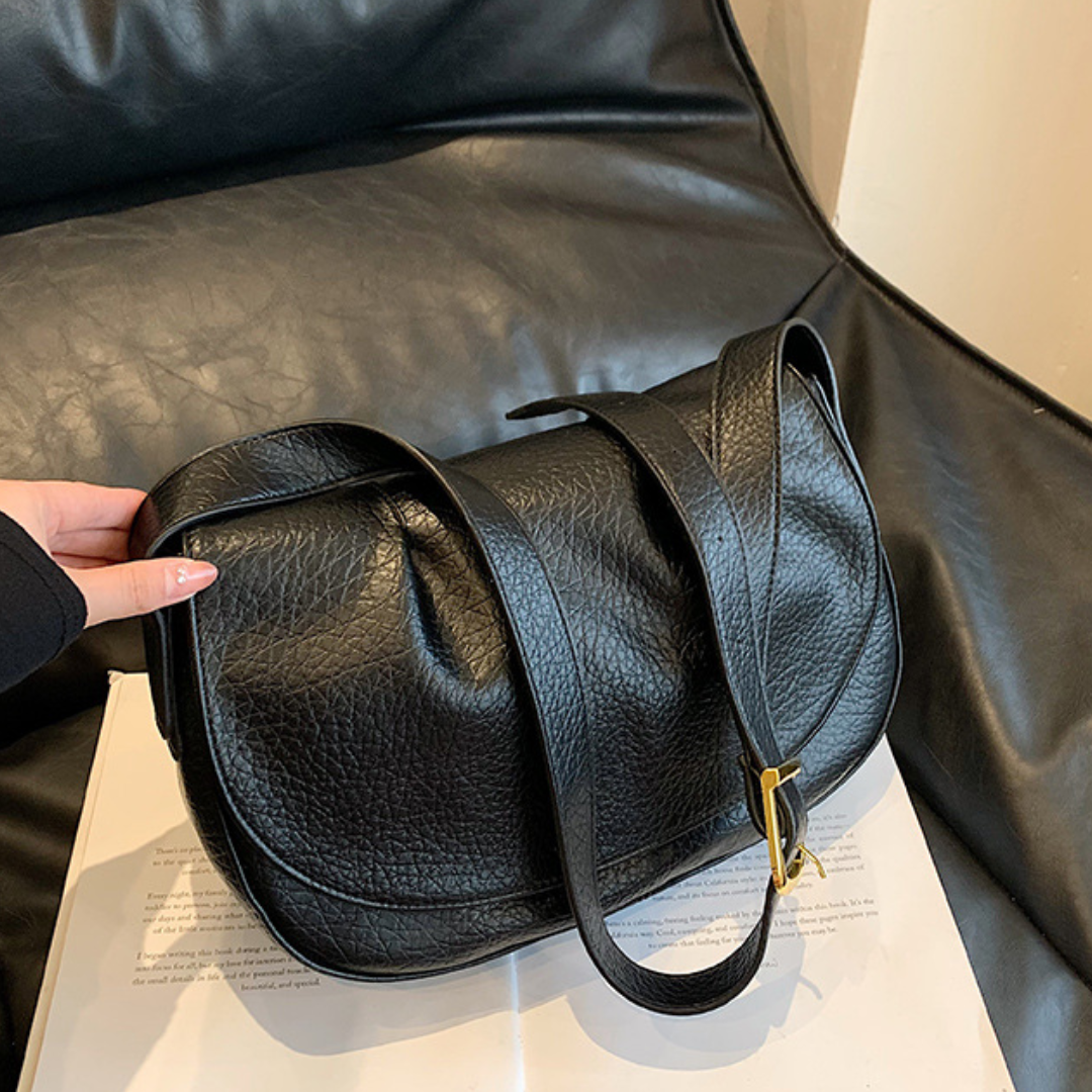 Style Siren Texture Pleated Shoulder Bag